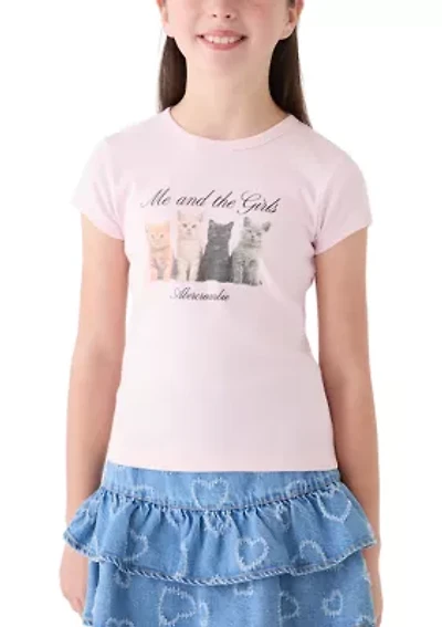 me and the girls baby tee