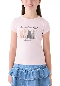 me and the girls baby tee