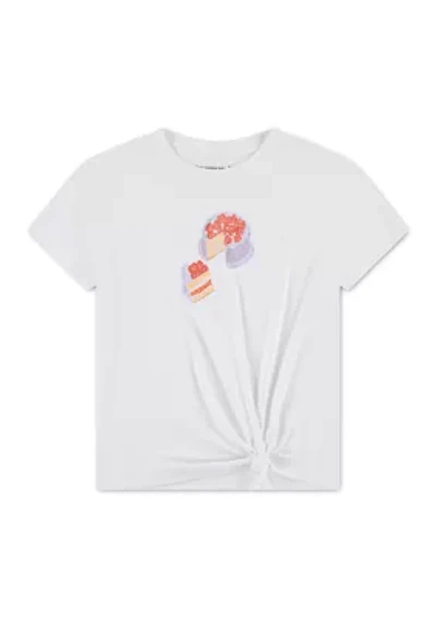 cake side knot tee