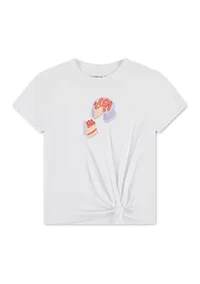 cake side knot tee