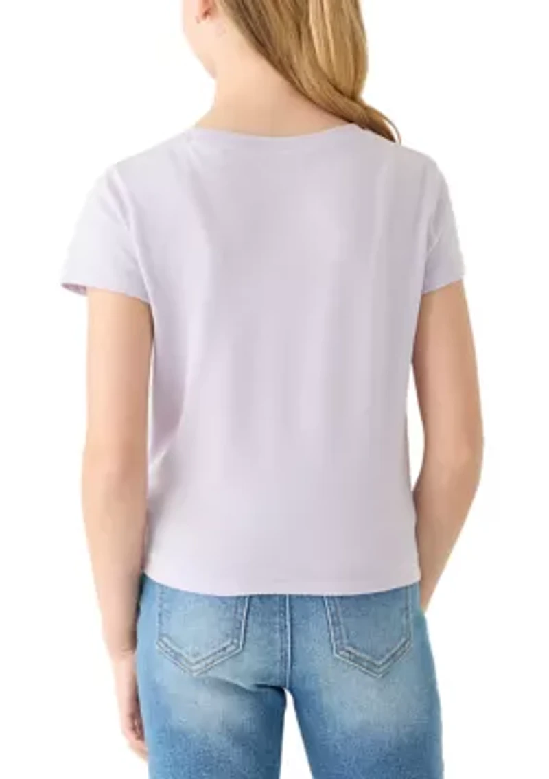 ice cream side knot tee