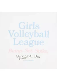 volleyball league oversized tee