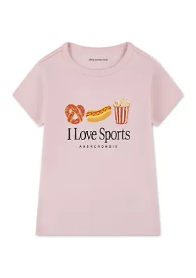 i love sports baby tee