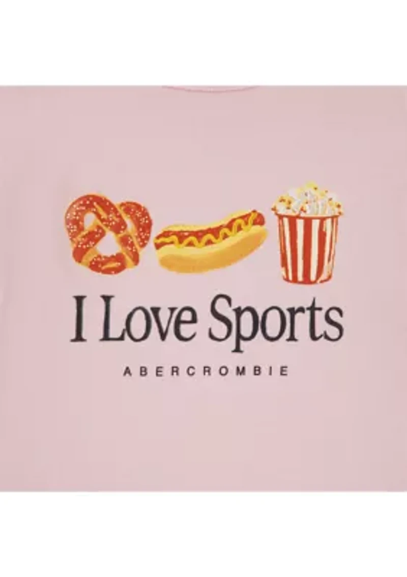 i love sports baby tee
