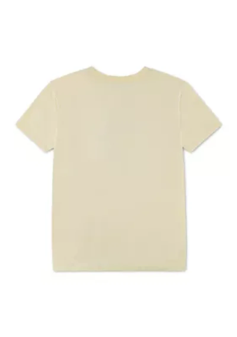 miami beach side knot graphic tee