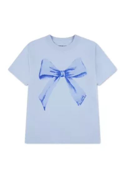 oversized bow tee