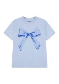 oversized bow tee