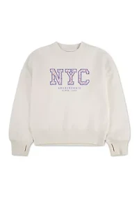 nyc floral sweatshirt