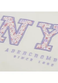 nyc floral sweatshirt