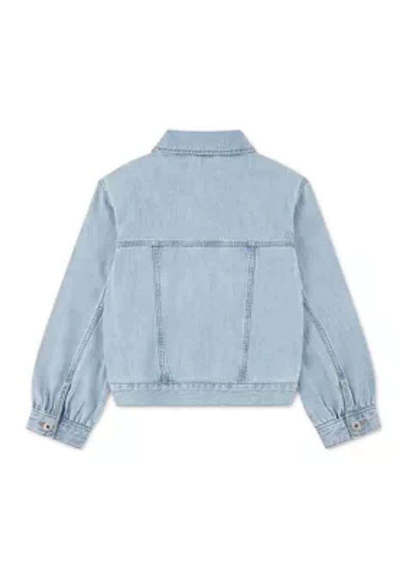 solid oversize dobby jacket