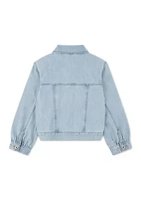 solid oversize dobby jacket