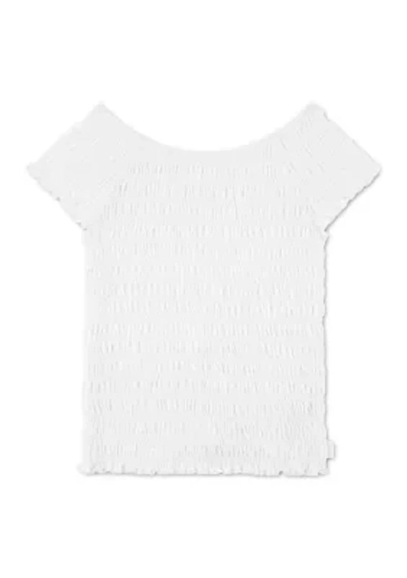 smocked top