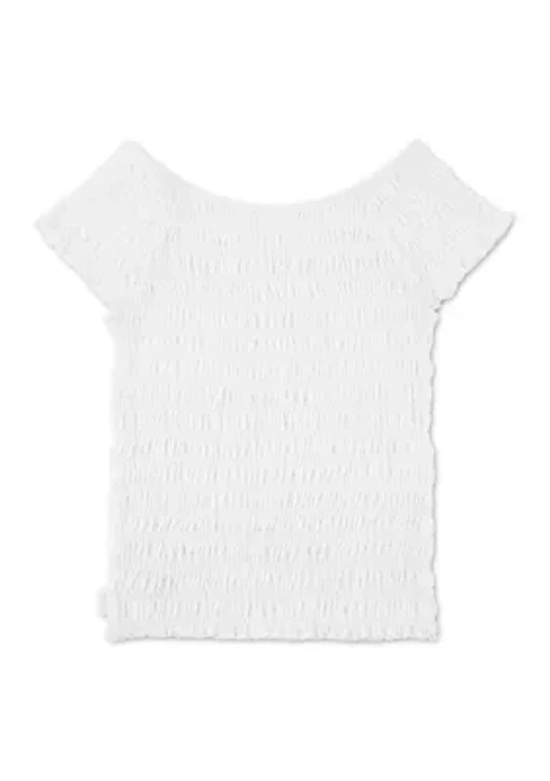 smocked top