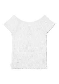 smocked top