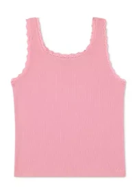 lace trim tank