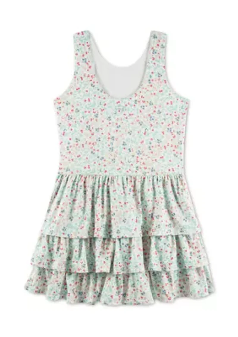 ypb print flirty dress