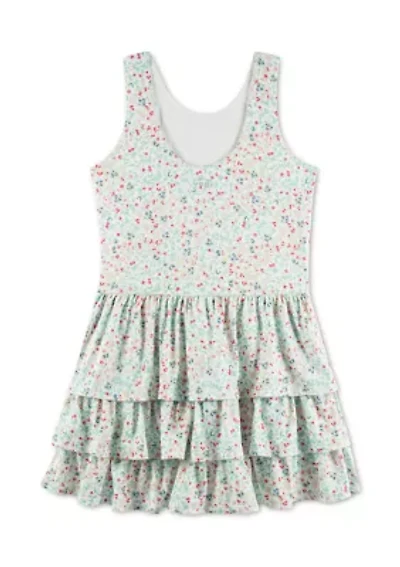 ypb print flirty dress