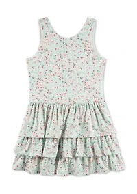 ypb print flirty dress