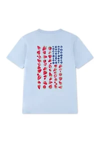 flag oversized tee
