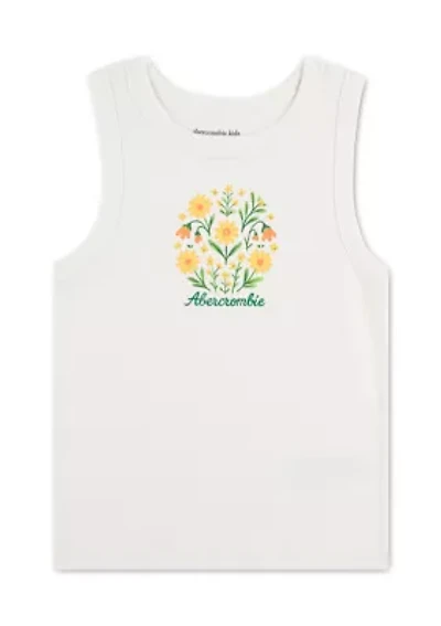 floral circle tank