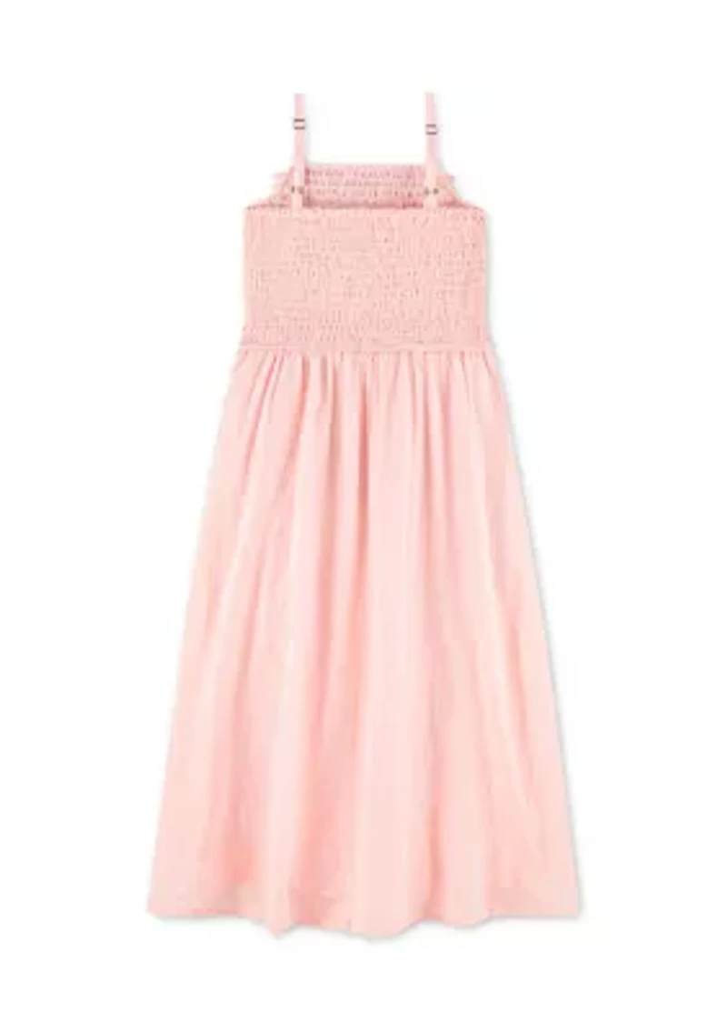Girls 7-16 Smocked Maxi Dress