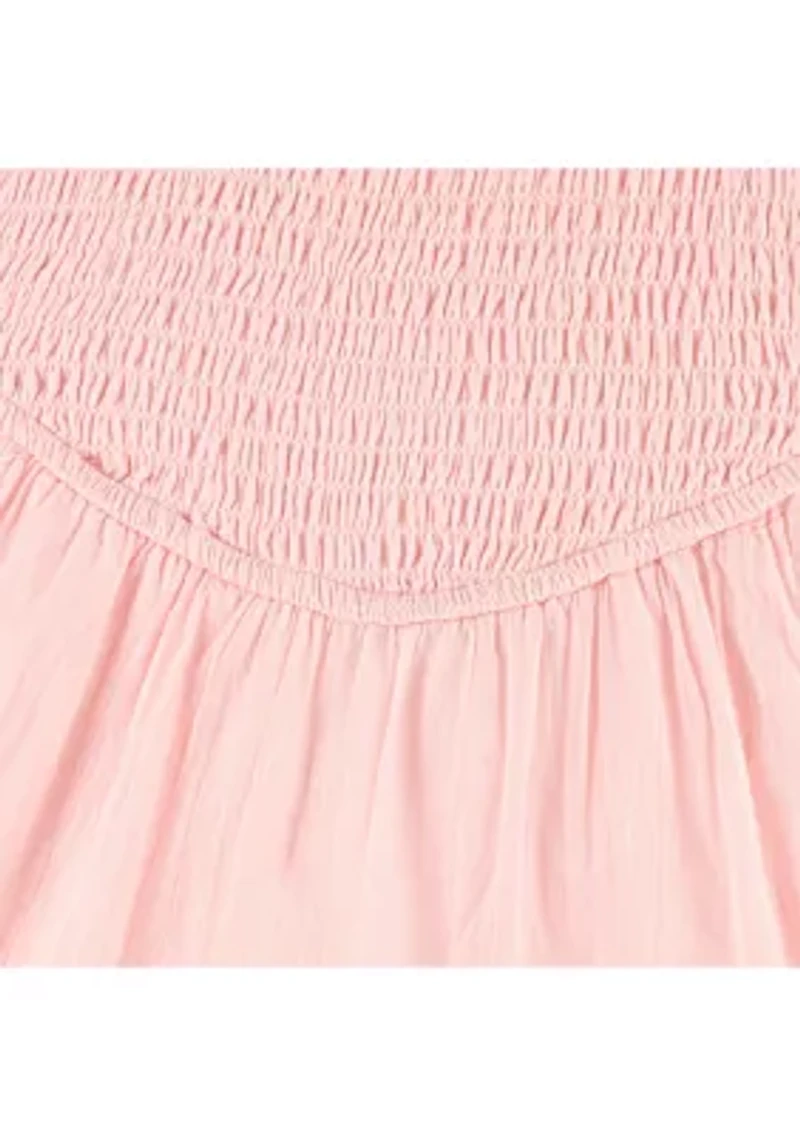 Girls 7-16 Smocked Maxi Dress