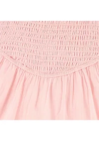 Girls 7-16 Smocked Maxi Dress