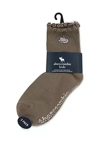 3-pack half-crew lettuce welt socks