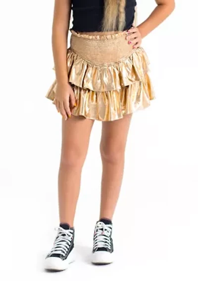 Girls 7-16 Brookie Smocked Skort