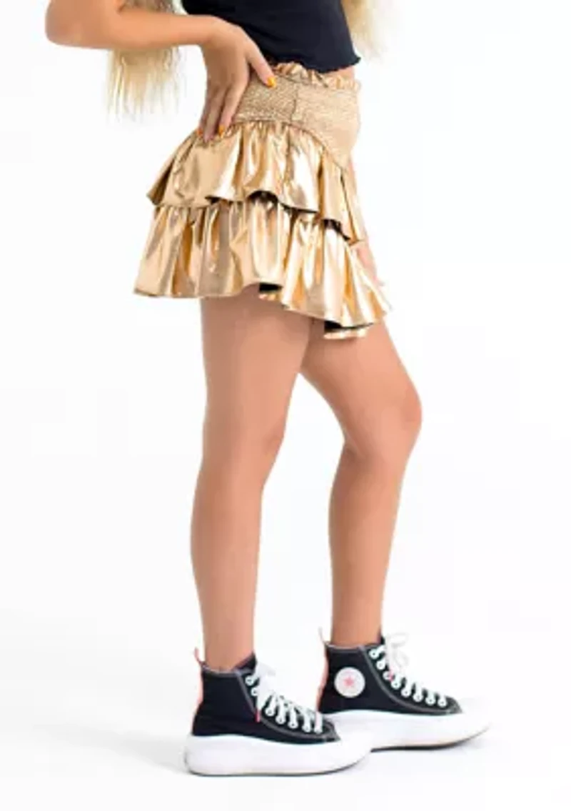 Girls 7-16 Brookie Smocked Skort