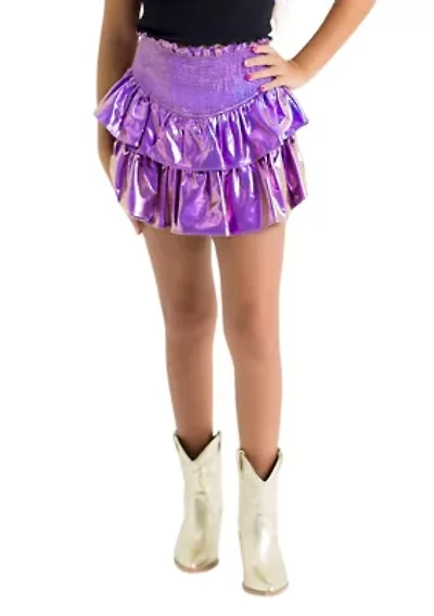 Girls 7-16 Brookie Smocked Skort