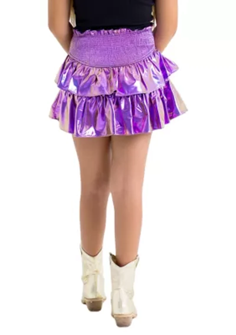 Girls 7-16 Brookie Smocked Skort