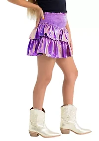 Girls 7-16 Brookie Smocked Skort