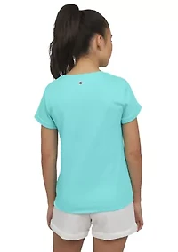 Girls 7-16 Tie Front Graphic T-Shirt