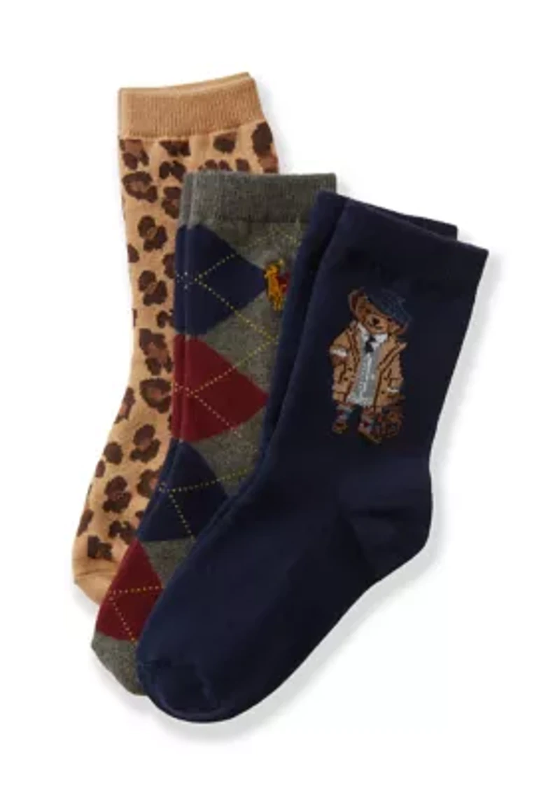 Baby Girl Bear Socks