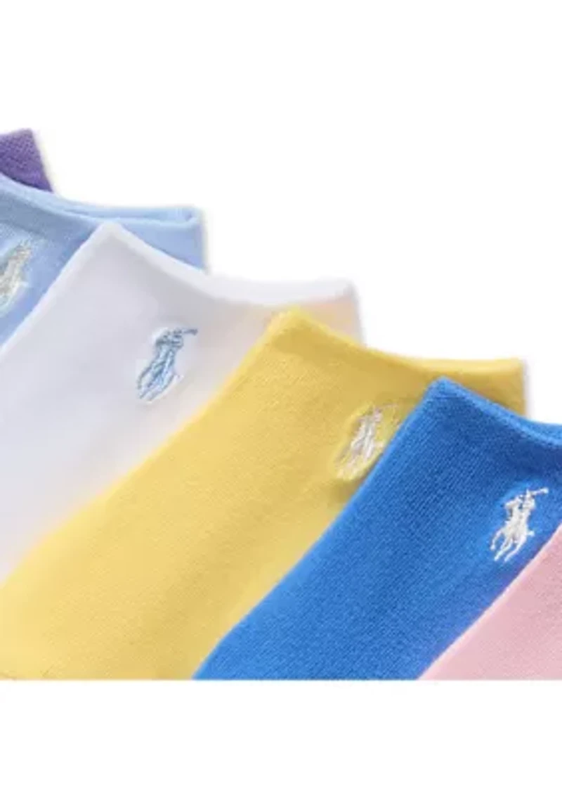 Polo Girls Classic Solid Low Cut Socks - 6 Pack