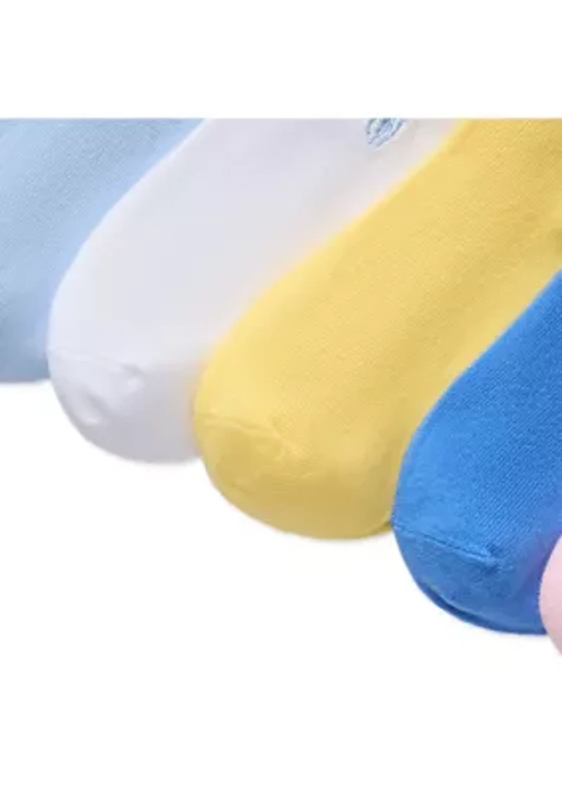 Polo Girls Classic Solid Low Cut Socks - 6 Pack