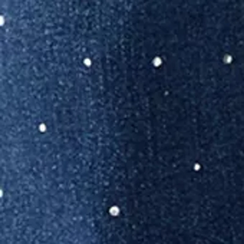 Girls 7-16 Flare with All Over Rhinestone Denim Jeans