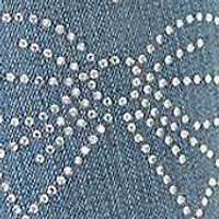 Girls 7-16 Bling Bow Flare Pants