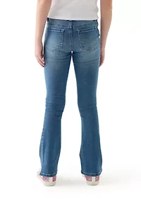 Girls 7-16 Bling Bow Flare Pants