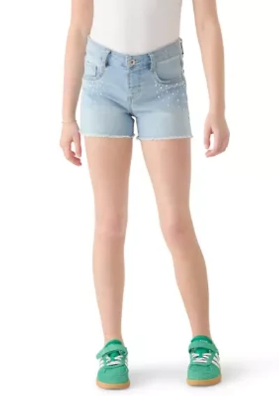 Girls 7-16 Pearl Frey Denim Shorts