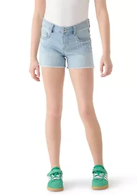 Girls 7-16 Pearl Frey Denim Shorts
