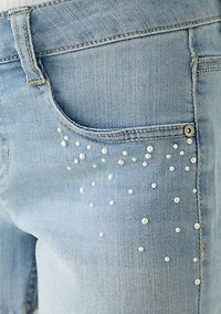 Girls 7-16 Pearl Frey Denim Shorts