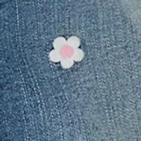 Girls 7-16 Roll Cuff Daisies Shorts