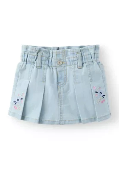 Girls 4-6x Paperbag Pleated Skort