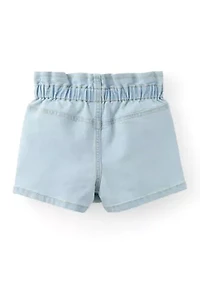 Girls 4-6x Paperbag Pleated Skort