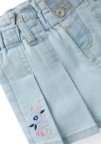 Girls 4-6x Paperbag Pleated Skort