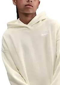 Unisex Big Kid Sportswear Club Oversized Pullover Hoodie