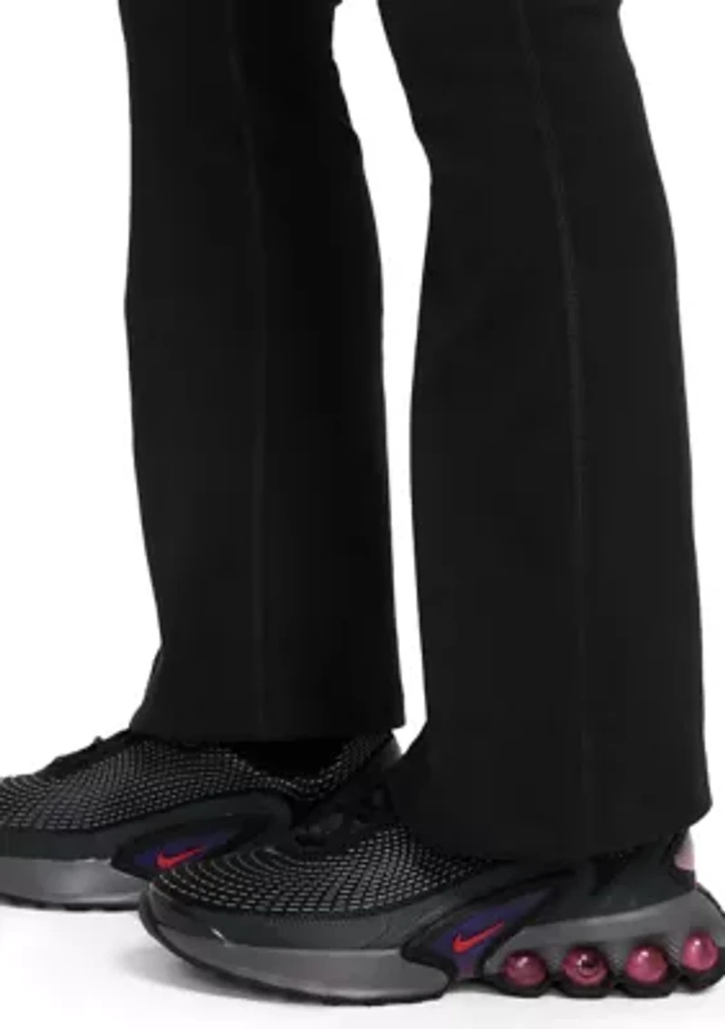 Girls High-Waisted Flared Leggings
