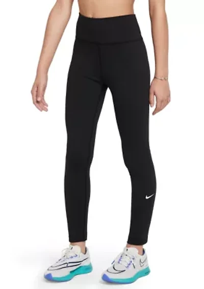 Big Girl's Dri-FIT High-Waisted Leggings